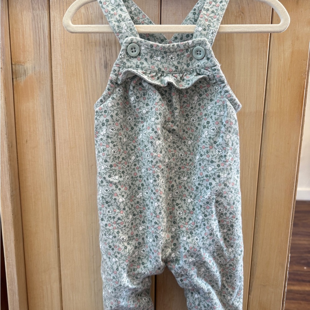 Floral Kids Overalls